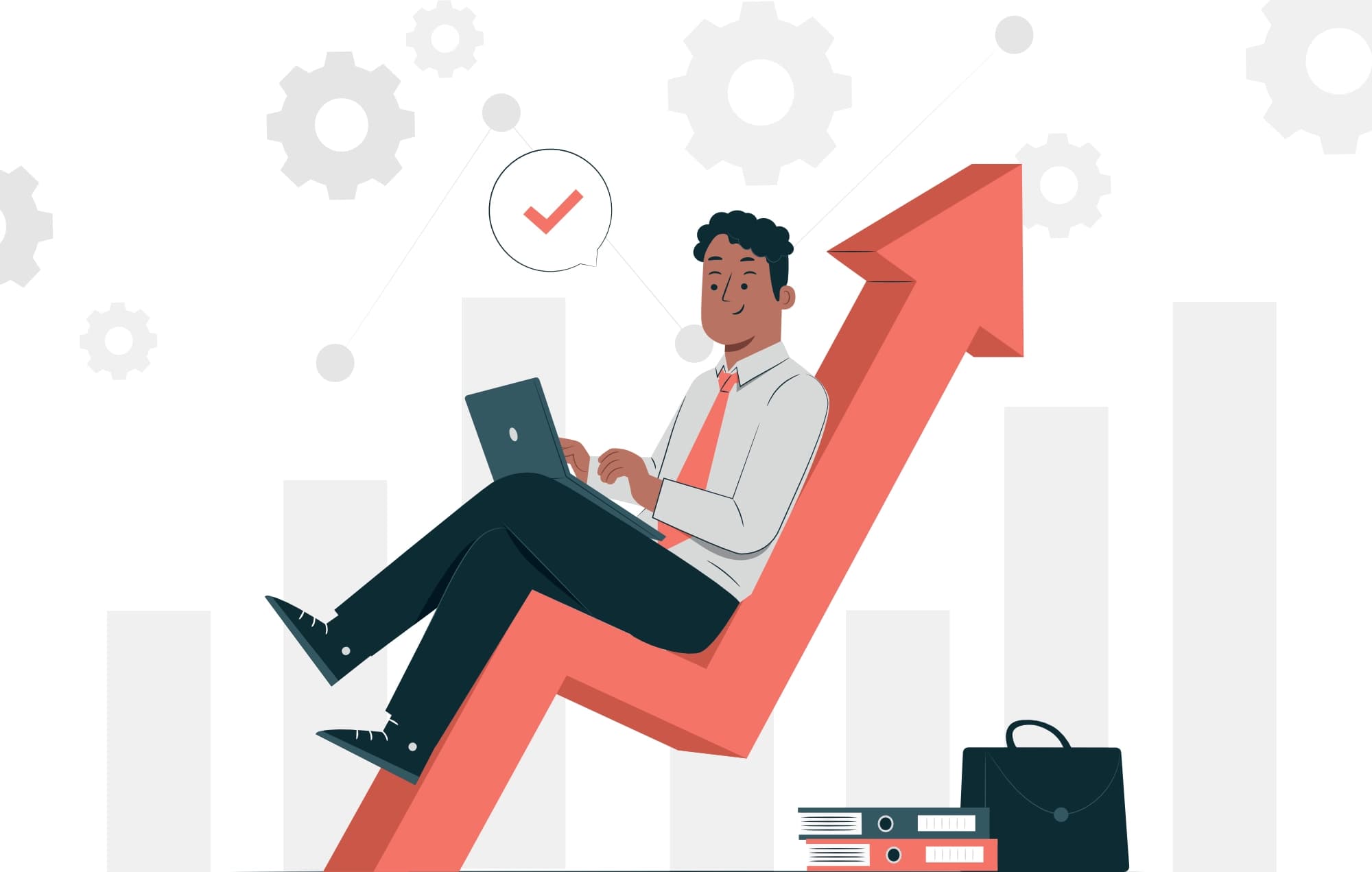 Een dashboard met data-visualisaties voor een MKB-bedrijf