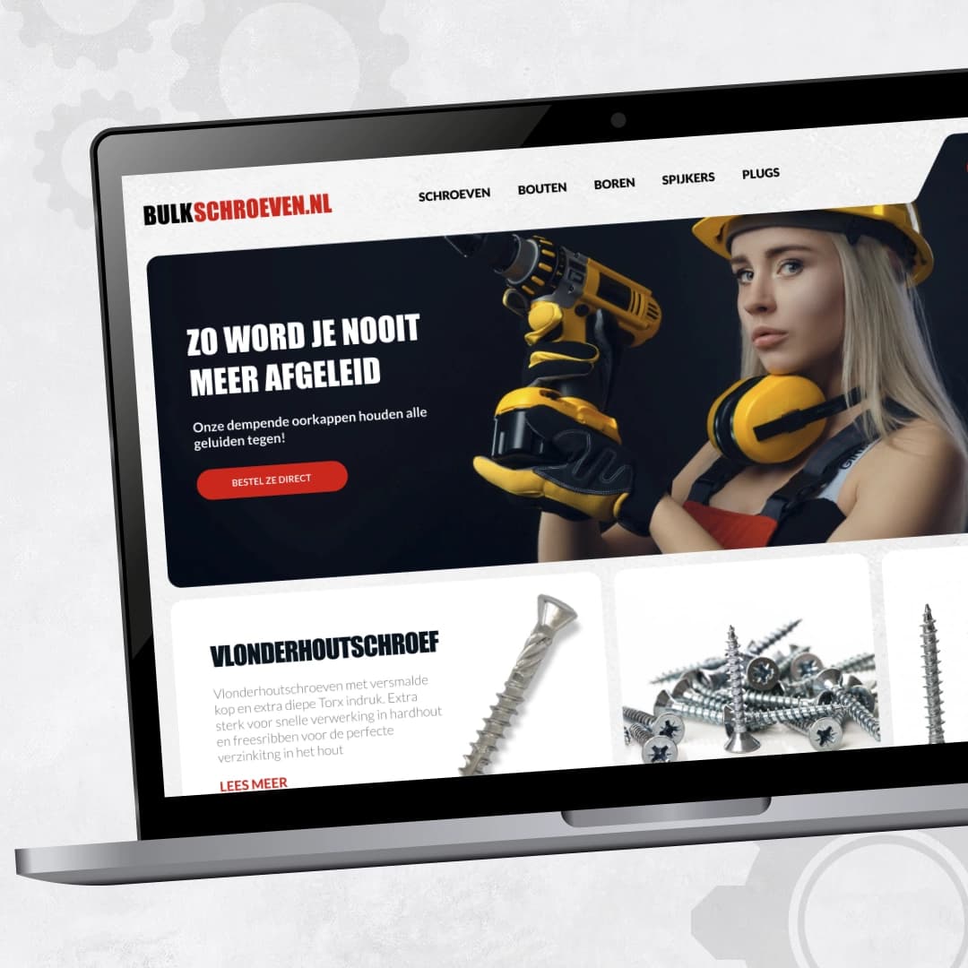 UI design van bulkschroeven.nl