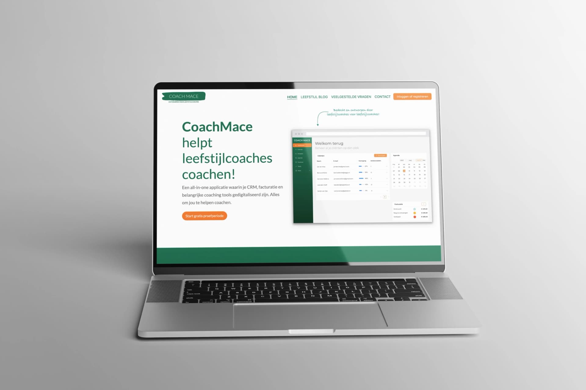 Saas platform CoachMace